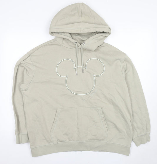 H&M Disney Beige Hoodie for Women Size 12 Pullover