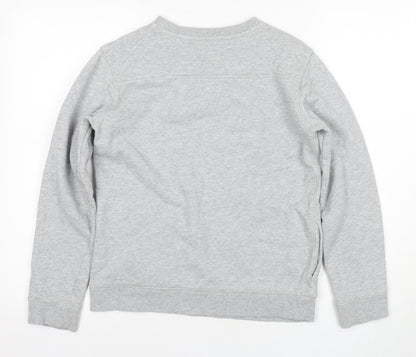 Quiksilver Boys' Grey Pullover Sweatshirt 10Y - Comfort & Style