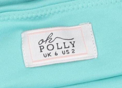 Womens UK Size 6 Oh Polly Blue Camisole Tank