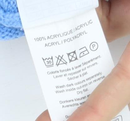 Damart Women's Blue Pullover Jumper S High Neck