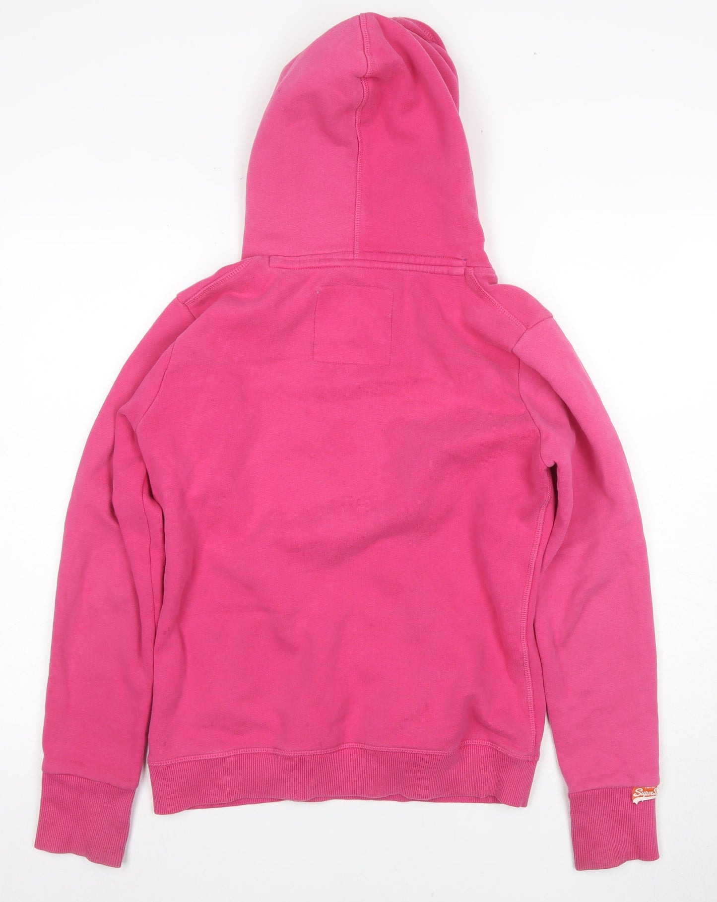 Superdry Women's Pink Logo Hoodie, M, Graphic Print, Casual
