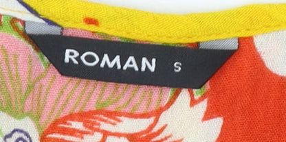 Roman Women Multicoloured Floral A-Line Dress S