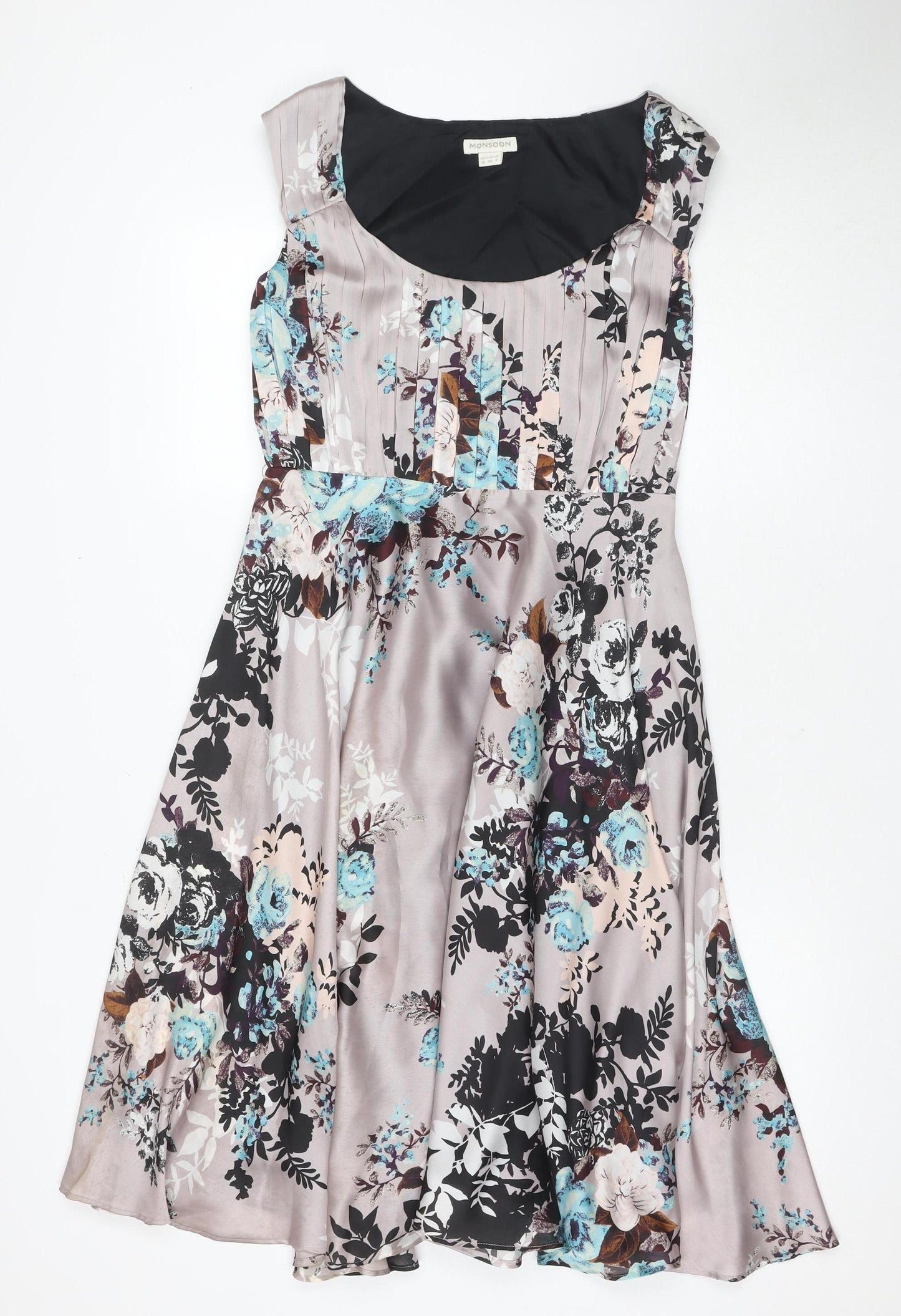 Monsoon Women's Multicoloured Floral Dress UK 10