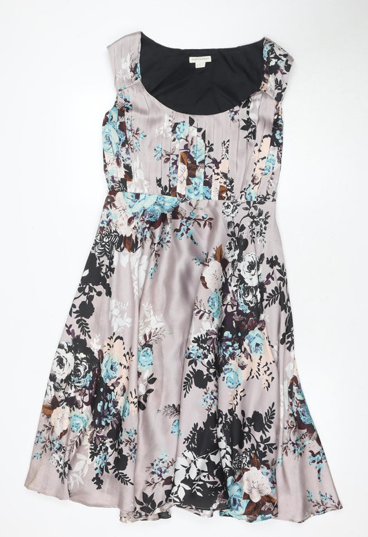 Monsoon Women's Multicoloured Floral Dress UK 10