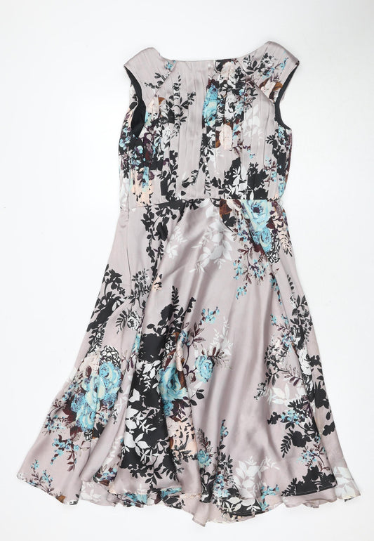 Monsoon Women's Multicoloured Floral Dress UK 10