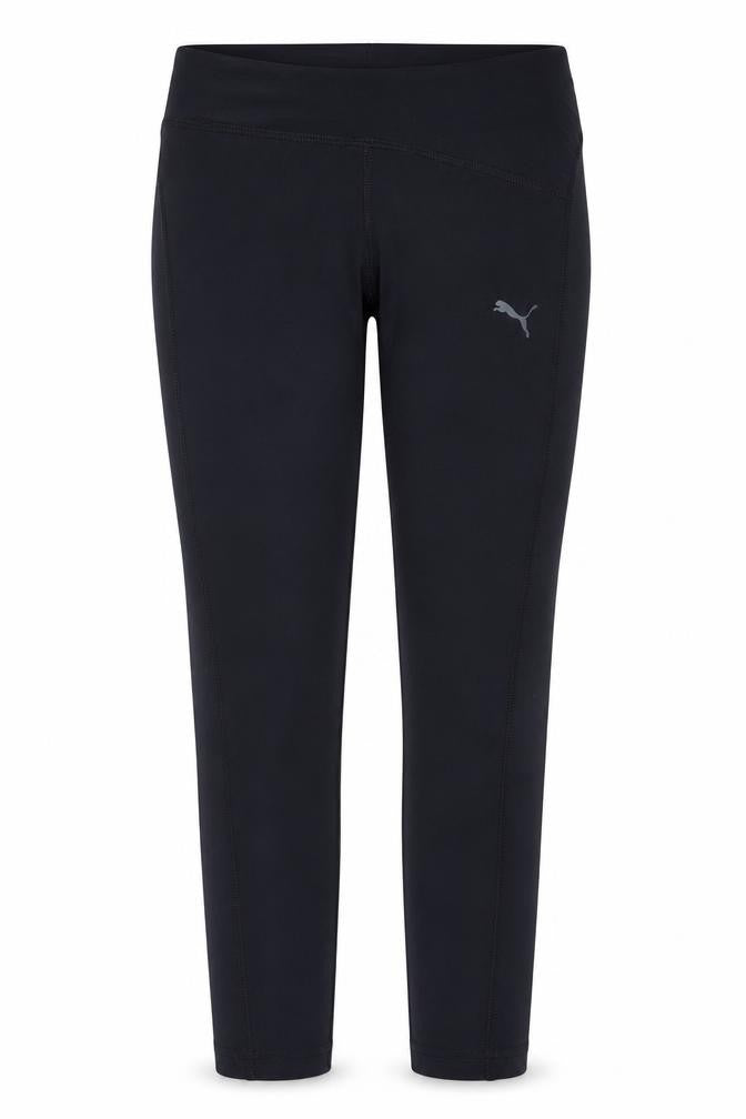 Womens UK Size 12 PUMA Slim Fit Leggings Black Trousers