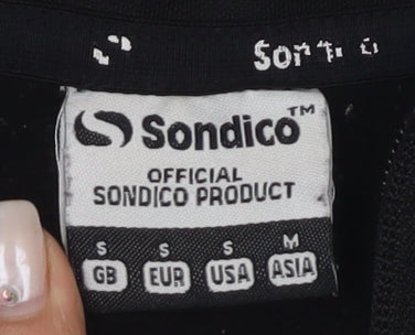 Sondico Men's Black 1/4 Zip Sports Sweatshirt, Size S