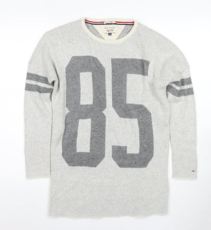 Tommy Hilfiger Denim Men's XS Ivory Sports Pullover