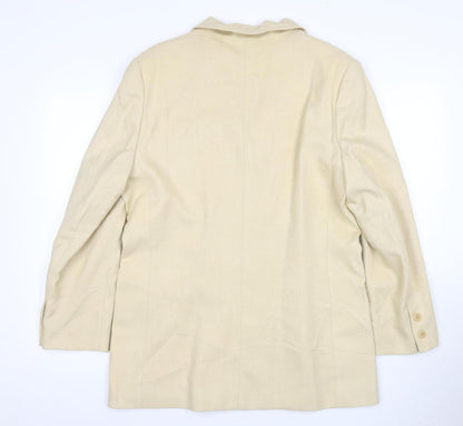 Viyella Women's Beige Suit Jacket Size 14
