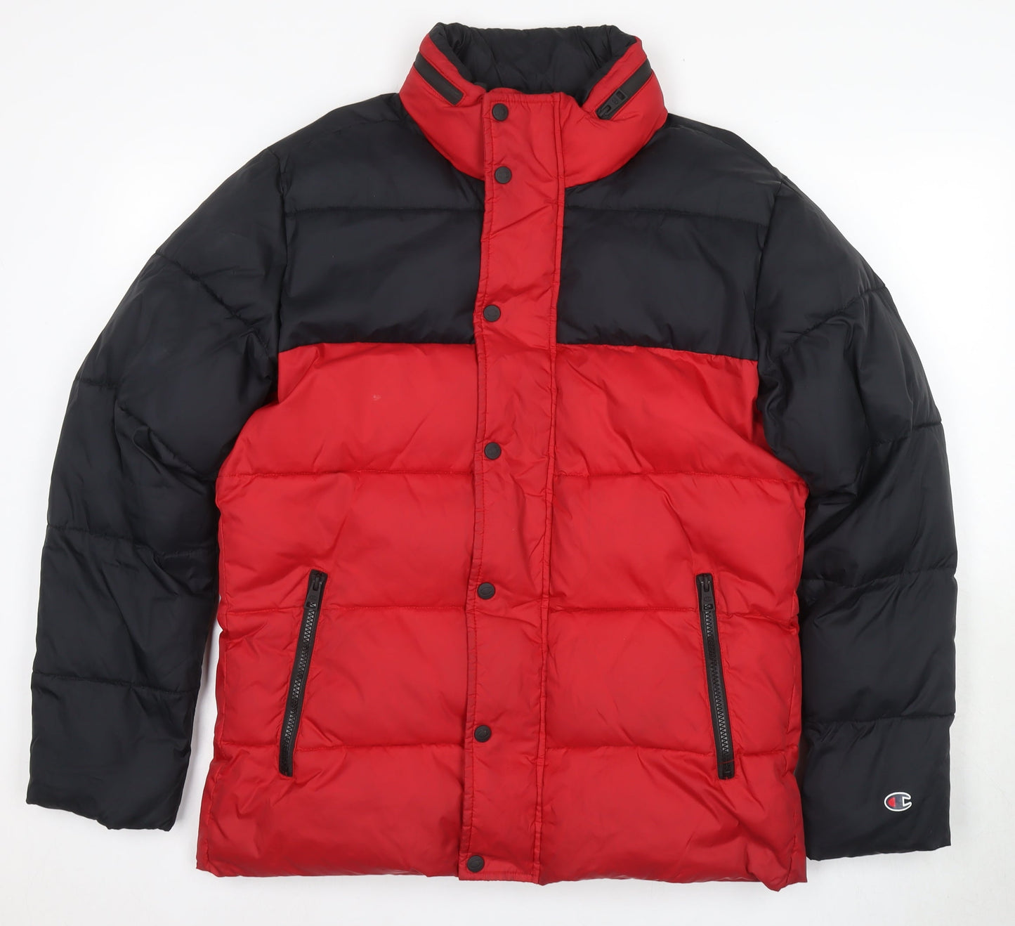 Mens UK Size S Champion Red Puffer Jacket