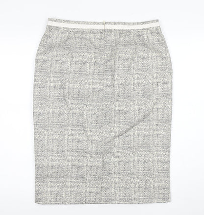 Boden Women's Multicoloured Check Pencil Skirt Size 10