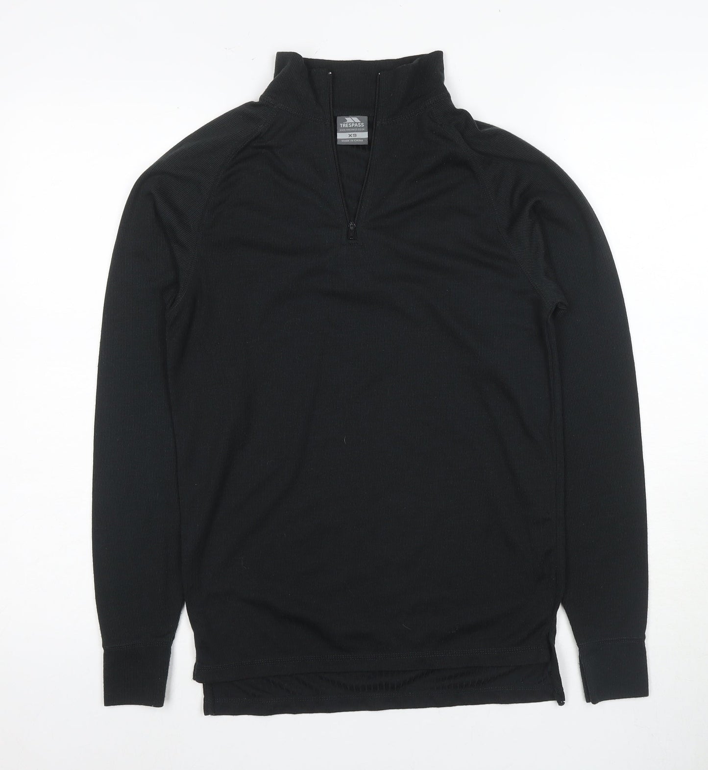 Unisex Adults UK Size XS Trespass Black Jersey Pullover