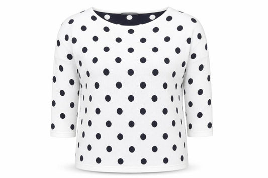 Womens UK Size 10 Laura Ashley White Pullover Jumper
