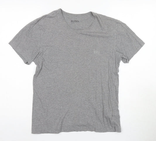 Mens UK Size S HUGO BOSS Grey  T-Shirt