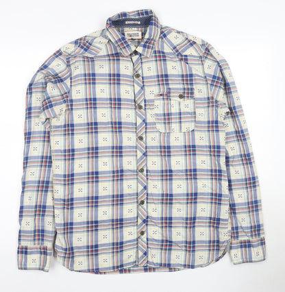 Hilfiger Denim Men's Multicoloured Plaid Long Sleeve Shirt M