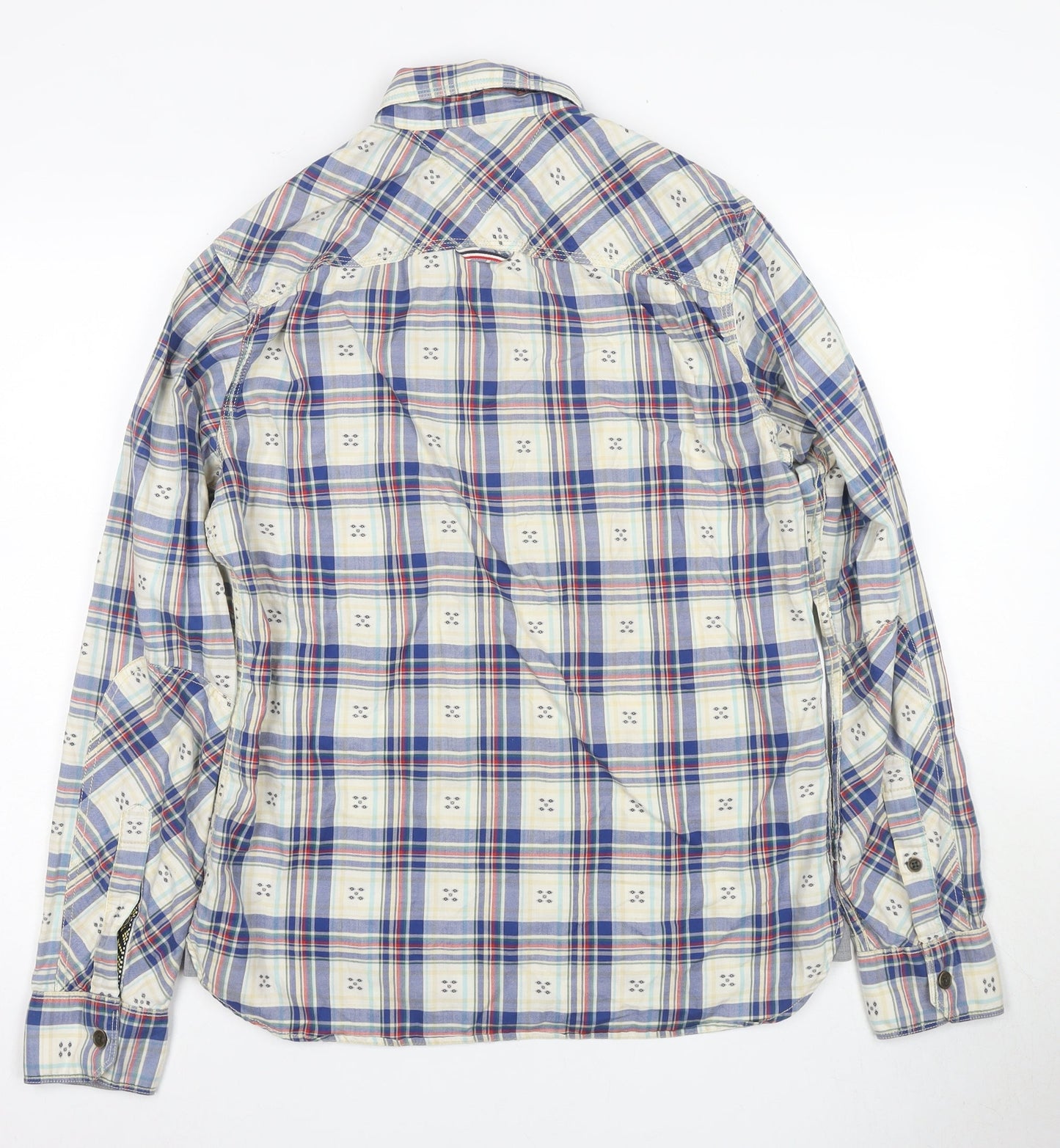 Hilfiger Denim Men's Multicoloured Plaid Long Sleeve Shirt M
