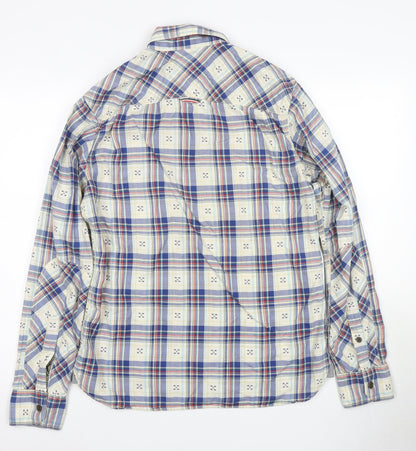 Hilfiger Denim Men's Multicoloured Plaid Long Sleeve Shirt M