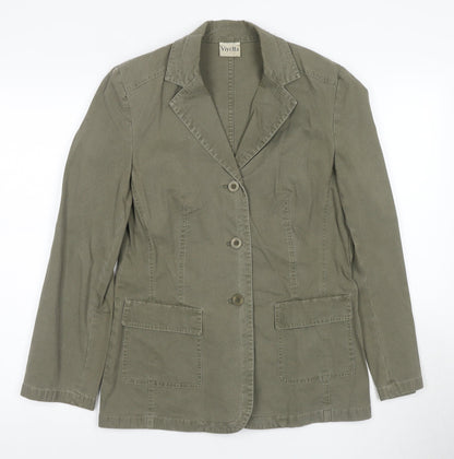 Womens UK Size 10 Viyella Green