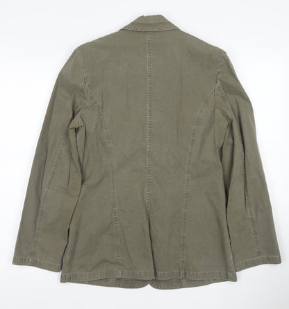 Womens UK Size 10 Viyella Green