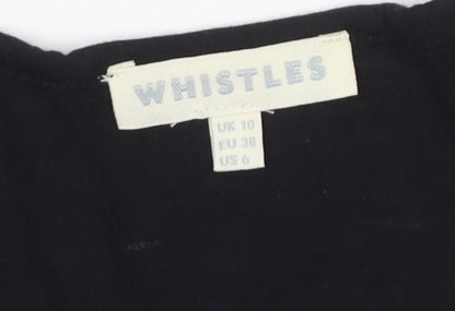 Womens UK Size 10 Whistles Black  Blouse