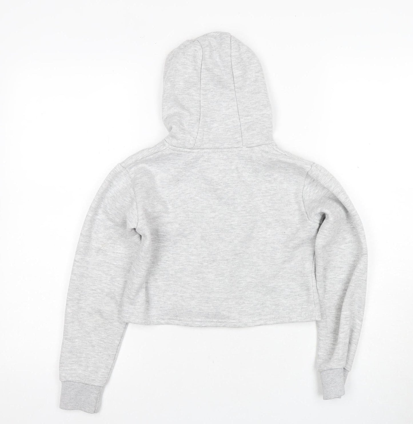 Bonds Girls Grey Full Zip Hoodie, Size 10-11, Hooded Fleece
