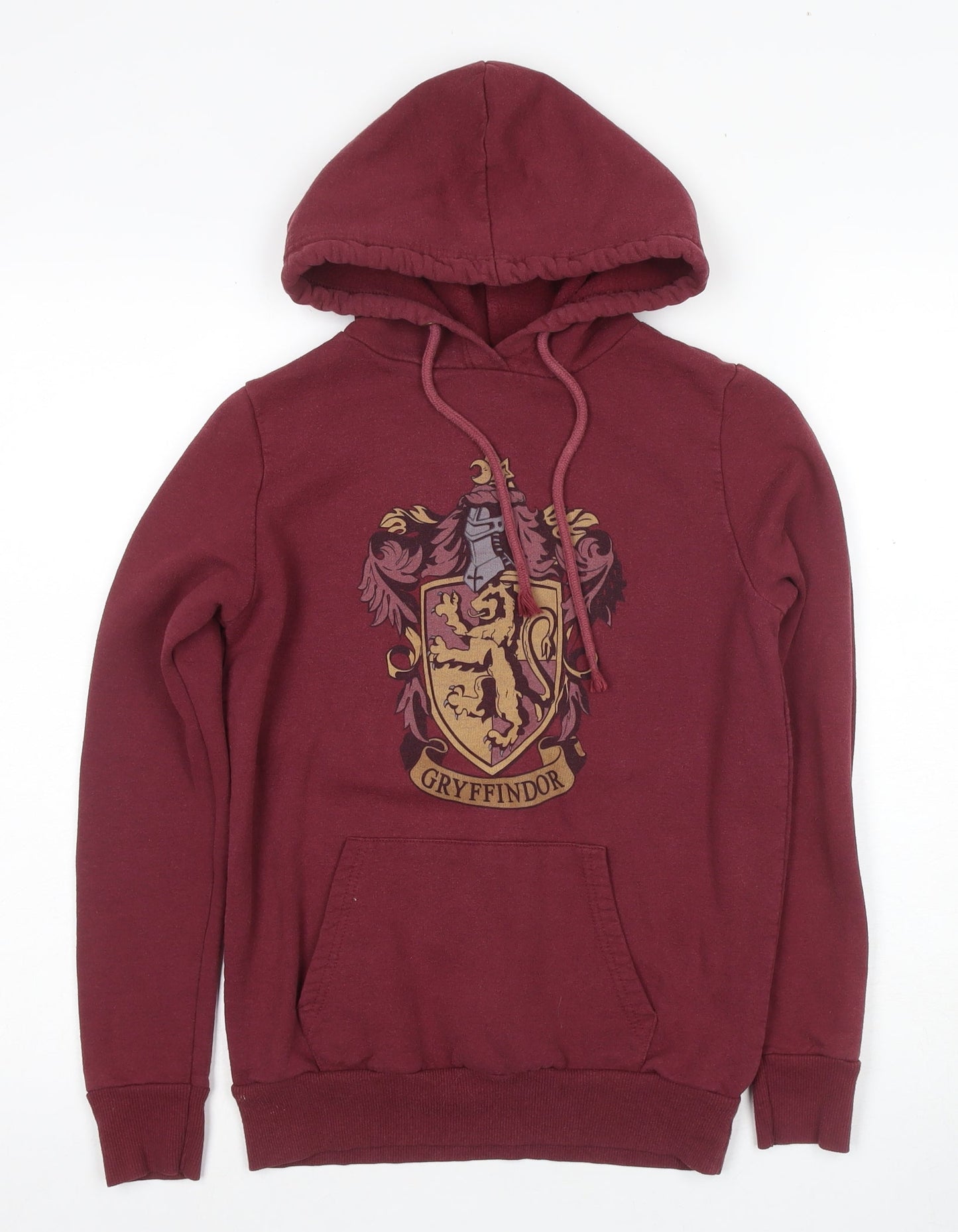 Unisex Adults UK Size XS Harry Potter Red Pullover Hoodie