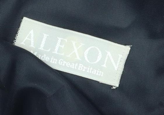 Alexon Women's Black Check A-Line Midi Skirt Size 6