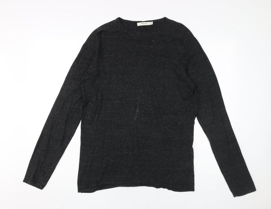 Jack & Jones Men's Black Medium Pullover Jumper