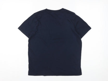 Abercrombie Kids Black Crew Neck T-Shirt - Unisex 13-14 Years