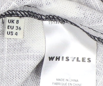 Womens UK Size 8 Whistles A-Line  Skirt