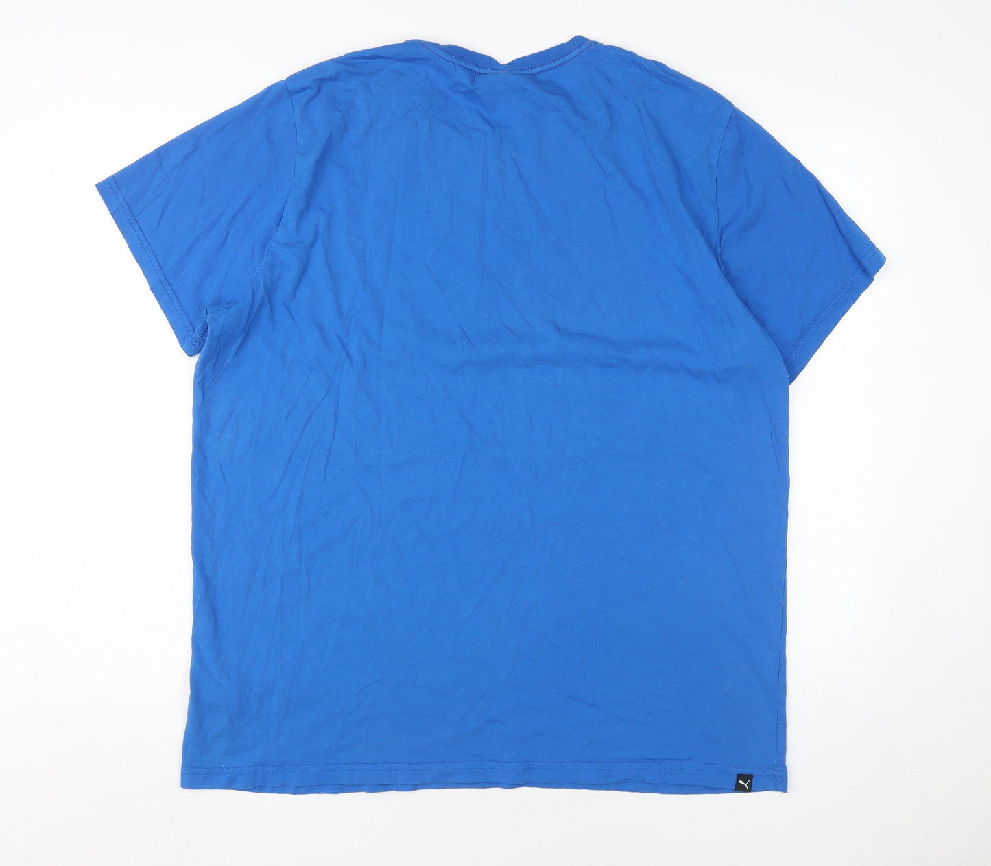 Puma Men's 2XL Blue Graphic Print T-Shirt