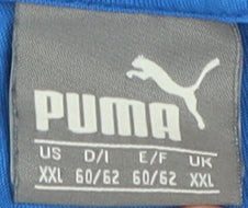 Puma Men's 2XL Blue Graphic Print T-Shirt