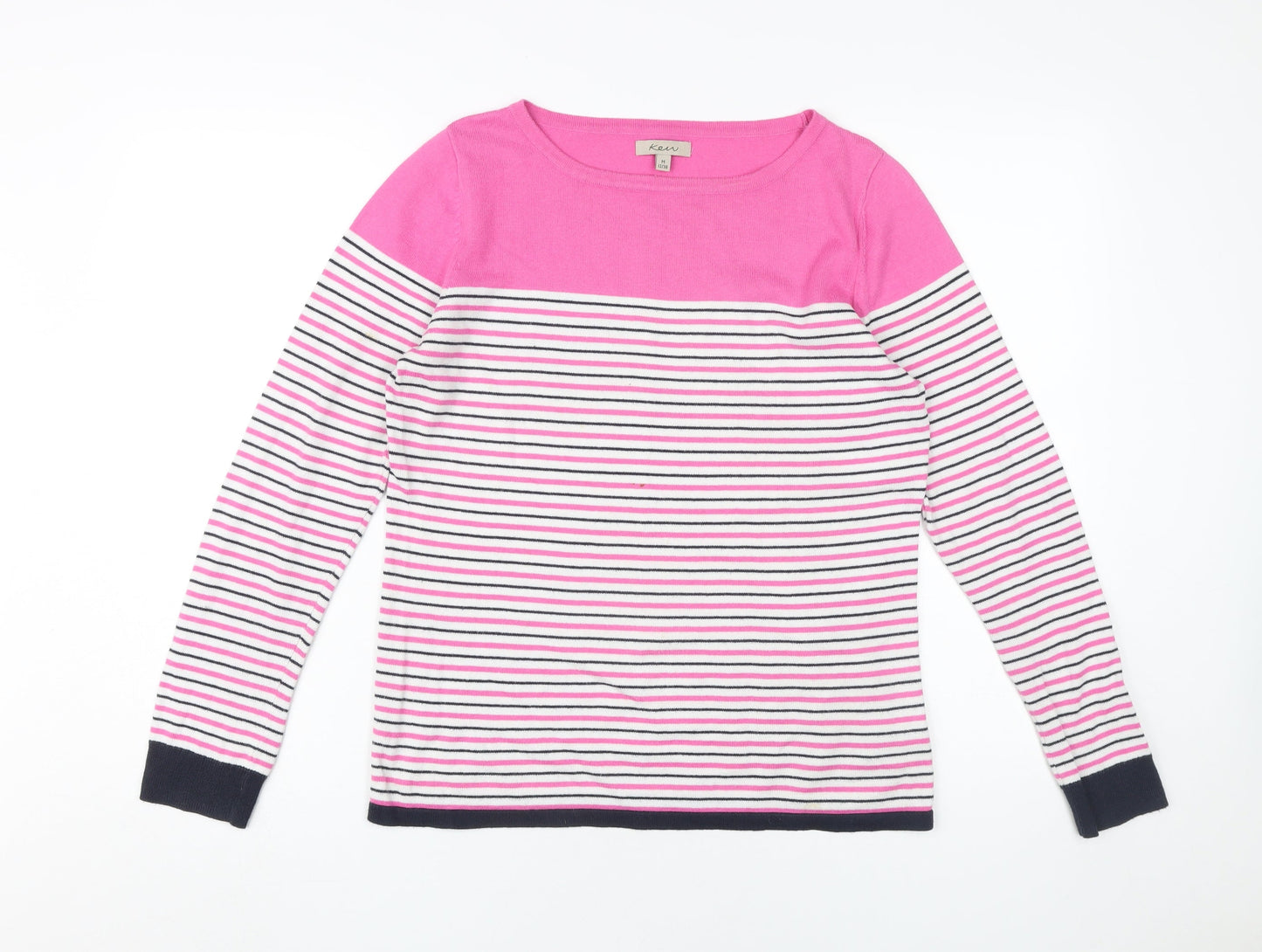 Womens UK Size M KEW Pink Pullover Jumper