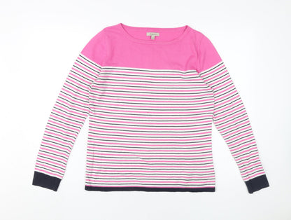 Womens UK Size M KEW Pink Pullover Jumper