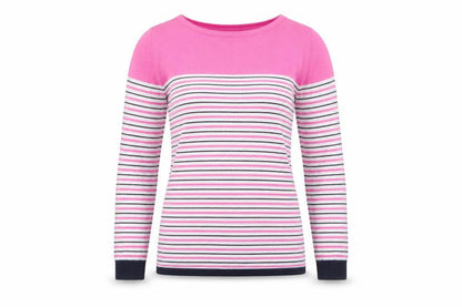 Womens UK Size M KEW Pink Pullover Jumper