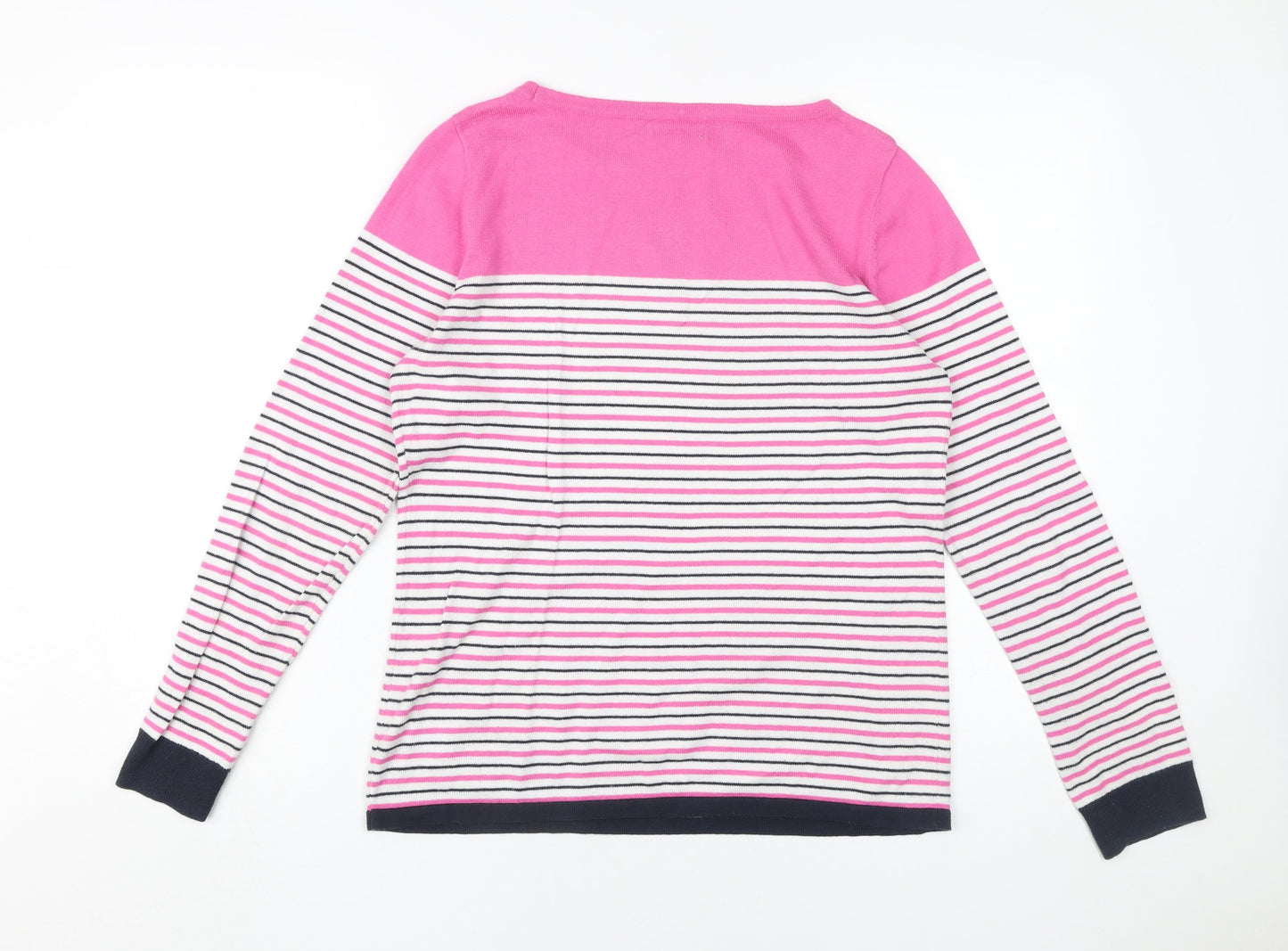 Womens UK Size M KEW Pink Pullover Jumper