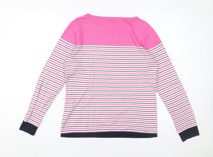 Womens UK Size M KEW Pink Pullover Jumper
