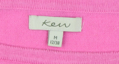 Womens UK Size M KEW Pink Pullover Jumper