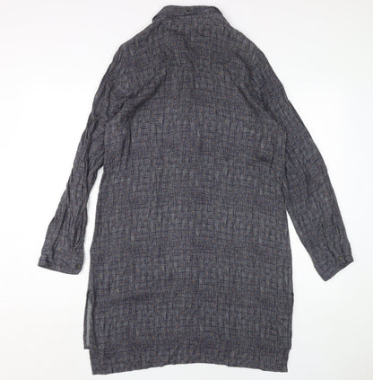 White Stuff Women's Grey Shirt Dress Size 12
