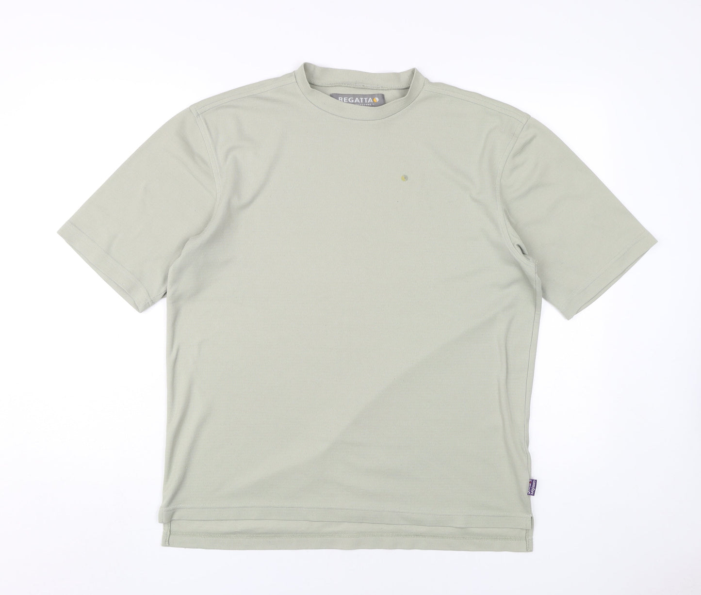 Regatta Men's Green Crew Neck T-Shirt, L, Short Sleeve