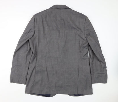 Austin Reed Men's Grey Suit Jacket, Size 44R, Formal Wear