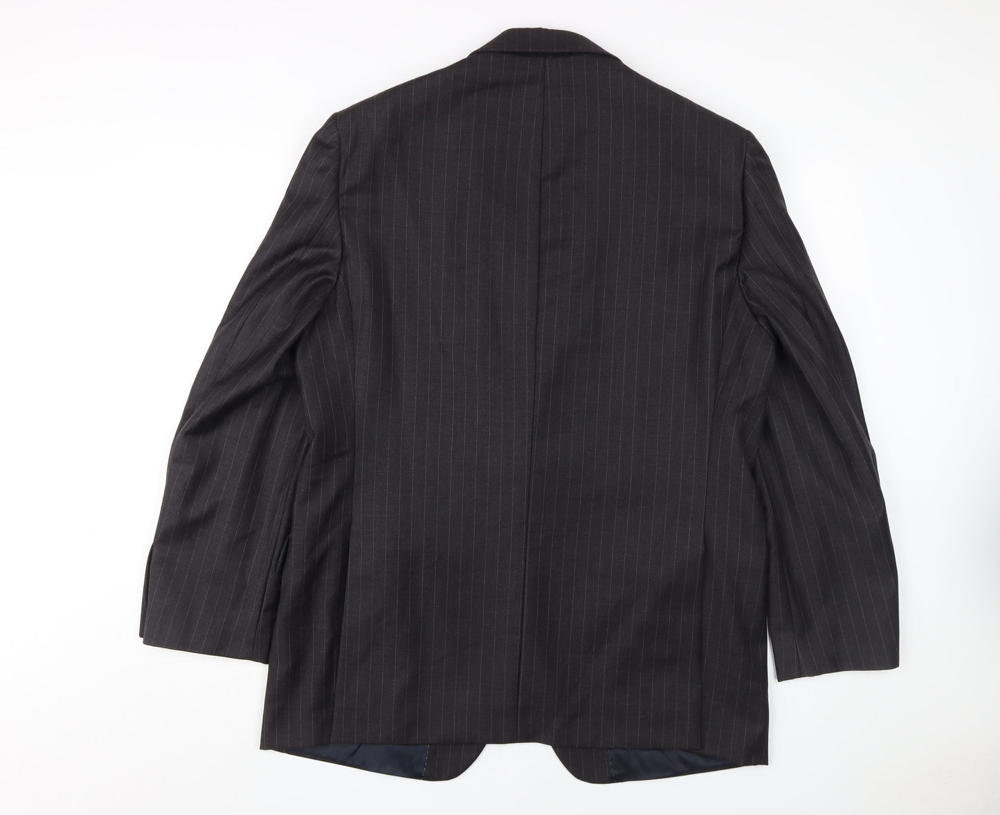Austin Reed Men's Black Striped Blazer 44 Regular Fit