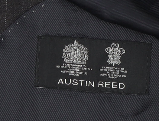 Austin Reed Men's Black Striped Blazer 44 Regular Fit