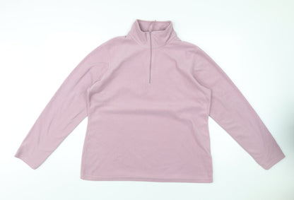 Womens UK Size L Mountain Warehouse Pink Pullover Sweatshirt