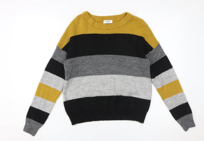 Womens UK Size S Jacqueline de Yong Multicoloured Pullover Jumper