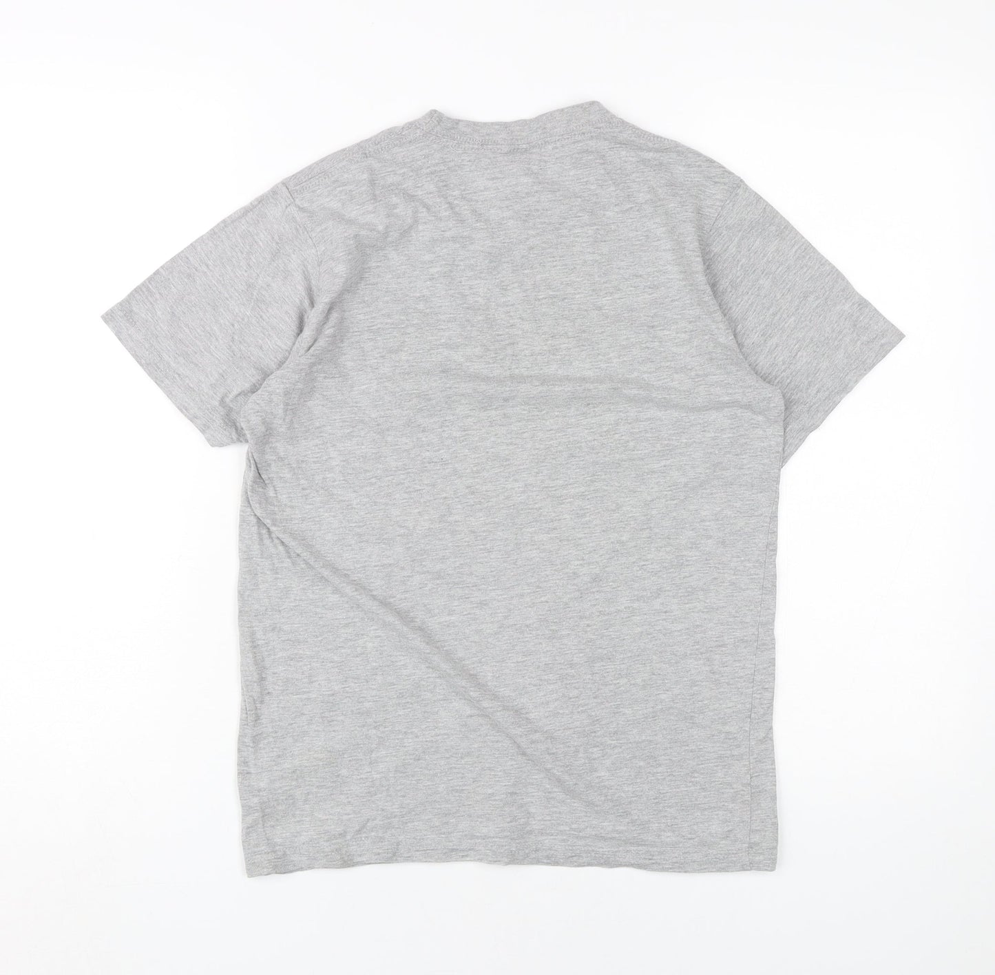 Unisex Adults UK Size S Stars & Stripes Grey  T-Shirt