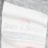 Unisex Adults UK Size S Stars & Stripes Grey  T-Shirt