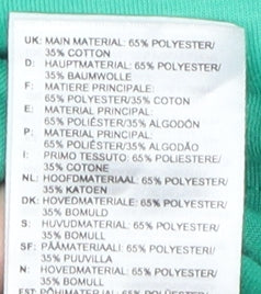 Reebok Men's Green XL T-Shirt with Logo