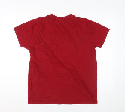 Lee Cooper Men's Red M Vintage T-Shirt