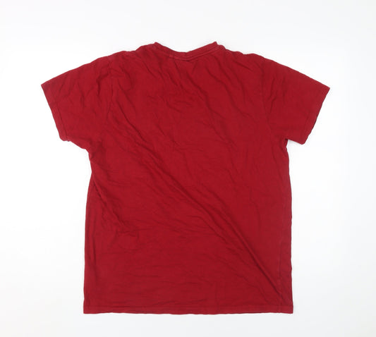 Lee Cooper Men's Red M Vintage T-Shirt